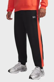 Мужские черные спортивные брюки UA Rival Fleece Nov Pants Черный M Under Armour 6009352-002