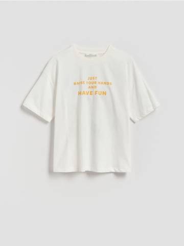 Reserved - Футболка з принтом - кремовий - 283GS-01X