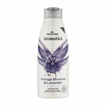 Гель для душа Papoutsanis Aromatics Vegan Shower Gel Лаванда и цветы апельсина, 600 мл Гель для душа Papoutsanis Aromatics Vegan Shower Gel Лаванда и цветы апельсина, 600 мл
