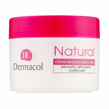 Дневной питательный крем для лица Dermacol Natural Almond Day Cream с миндальным маслом и коэнзимом Q10, 50 мл Дневной питательный крем для лица Dermacol Natural Almond Day Cream с миндальным маслом и коэнзимом Q10, 50 мл