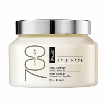 Маска для волос Biotop Professional 700 Keratin + Kale Hair Mask с кератином, 550 мл