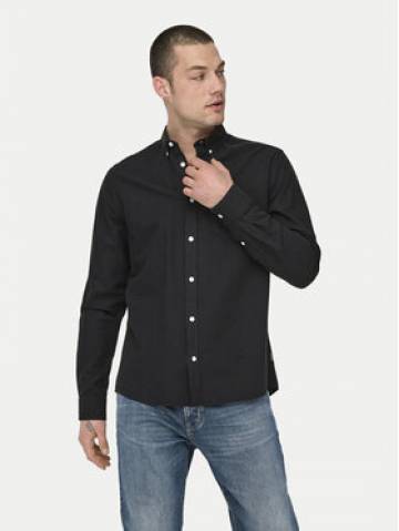 Only & Sons Сорочка Alvaro 22006479 Чорний Slim Fit Only & Sons Сорочка Alvaro 22006479 Чорний Slim Fit