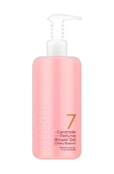 Парфюмированный гель для душа Masil 7 Ceramide Perfume Shower Gel Cherry Blossom с церамидами и ароматом цветущей вишни, 500 мл