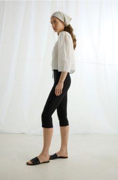 Reserved - Штани капрі - чорний - 684KN-99X