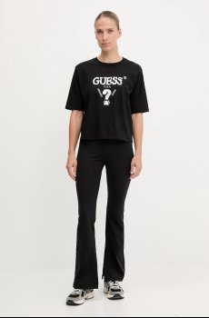 Хлопковая футболка Guess AURLIE