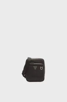 Мужская черная сумка MONACO CROSSBODY Черный ONESIZE Guess HMMOGRP6159