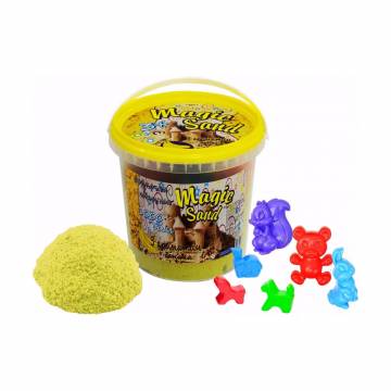 Детский кинетический песок Strateg Magic Sand желтый, от 3 лет, 1 кг Детский кинетический песок Strateg Magic Sand желтый, от 3 лет, 1 кг