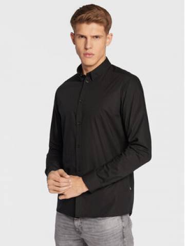 Solid Сорочка 21103247 Чорний Slim Fit Solid Сорочка 21103247 Чорний Slim Fit