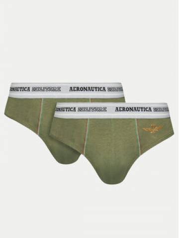 Aeronautica Militare Набір з 2 пар сліпів AM1USL002 Хакі Aeronautica Militare Набір з 2 пар сліпів AM1USL002 Хакі