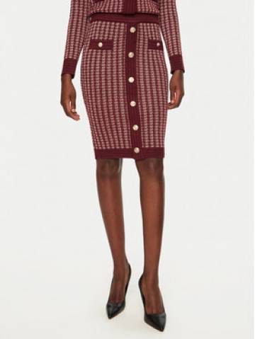 Fracomina Спідниця-олівець FS24WG4004K536F8 Бордовий Slim Fit Fracomina Спідниця-олівець FS24WG4004K536F8 Бордовий Slim Fit