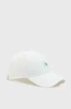 Мужская белая кепка MONOLOGO Белый ONESIZE Calvin Klein LV04D5077G