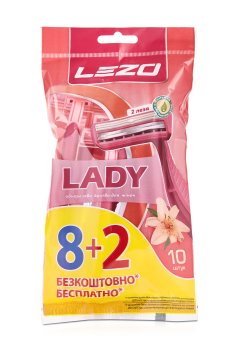 Одноразовая бритва LEZO Lady для женщин, 10 шт
