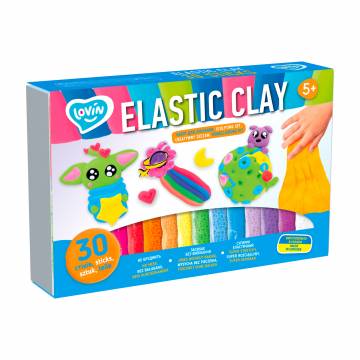 Набір для ліплення Lovin Elastic clay 30 sticks (70141) Набір для ліплення Lovin Elastic clay 30 sticks (70141)