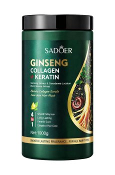 Маска для волос Sadoer Ginseng Collagen Smoothe Nourishing Hair Mask, 1 кг