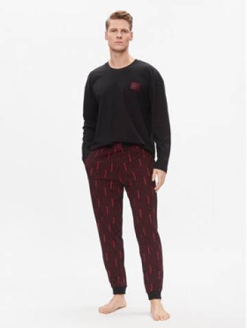 Hugo Піжама Acid Logo 50510471 Чорний Relaxed Fit Hugo Піжама Acid Logo 50510471 Чорний Relaxed Fit