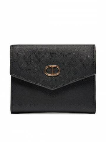 TWINSET Мале жіноче портмоне 242TL8042 Чорний TWINSET Мале жіноче портмоне 242TL8042 Чорний