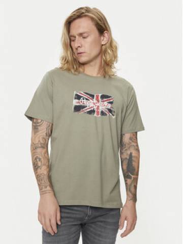 Pepe Jeans Футболка Clag PM509384 Зелений Regular Fit Pepe Jeans Футболка Clag PM509384 Зелений Regular Fit