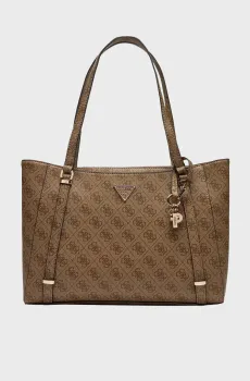 Женская коричневая сумка с узором Коричневый ONESIZE Guess HWESG9.51023;LTL