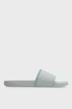 Мужские голубые слайдеры ESS INSTITUTIONAL Голубой 46 Calvin Klein HM0HM02108