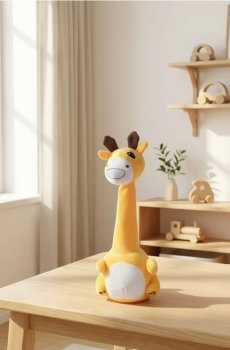 Інтерактивна плюшева жирафа, що танцює та співає - жовтий