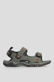 Мужские оливковые кожаные сандалии  ALMAAK HIKING SANDAL Оливковый 43 CMP 38Q9947-U862
