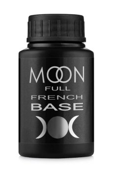 Уценка! База-френч Moon Full French Base UV/LED, 16 розовый с мелким шиммером, 30 мл