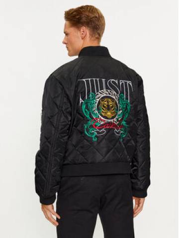 Just Cavalli Куртка бомбер 75OASD05 Чорний Regular Fit Just Cavalli Куртка бомбер 75OASD05 Чорний Regular Fit