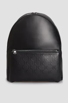 Мужской черный кожаный рюкзак Черный ONESIZE Karl Lagerfeld 511453.815901;990