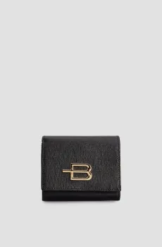 Женский черный кожаный кошелек Черный ONESIZE Baldinini P3B005XXSAFF;0000