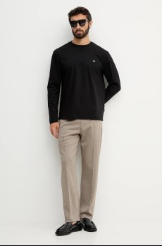 Хлопковый лонгслив BOSS C-Townley 01