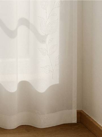 Штора на стрічці - білий