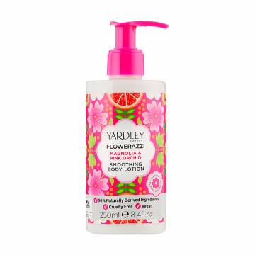 Разглаживающий лосьон для тела Yardley Flowerazzi Magnolia & Pink Orchid Smoothing Body Lotion, 250 мл Разглаживающий лосьон для тела Yardley Flowerazzi Magnolia & Pink Orchid Smoothing Body Lotion, 250 мл