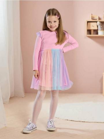Сукня з тюлю - різнобарвний Сукня з тюлю - різнобарвний