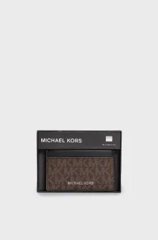 Мужской коричневый кардхолдер GREYSON TALL CARD CASE Коричневый ONESIZE Michael Kors 39F9LGYD2B