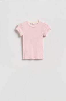 Reserved - LADIES` BLOUSE - пастельний рожевий - 519KL-03X