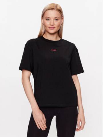 Hugo Футболка 50490593 Чорний Relaxed Fit Hugo Футболка 50490593 Чорний Relaxed Fit