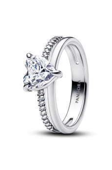 Каблучка "Серце" подвійна