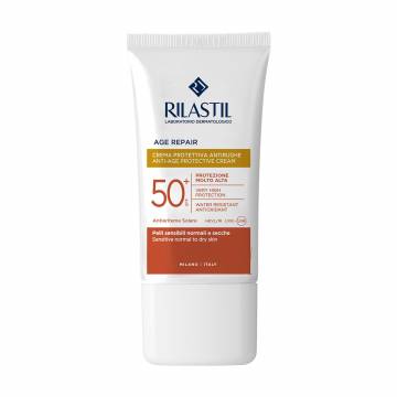 Антивозрастной солнцезащитный крем для лица Rilastil Age Repair Anti-Age Protective Cream SPF 50+, 40 мл Антивозрастной солнцезащитный крем для лица Rilastil Age Repair Anti-Age Protective Cream SPF 50+, 40 мл