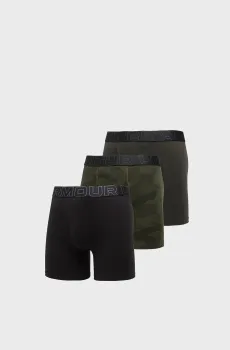 Мужские боксеры (3 шт) UA PERFORMANCE COTTON - NOVELTY 6 IN Разноцветный L Under Armour 1383890-392
