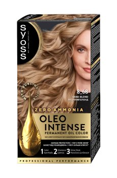Безаммиачная стойкая краска для волос SYOSS Oleo Intense с маслом-активатором 8-68 Жемчужный блонд, 115 мл