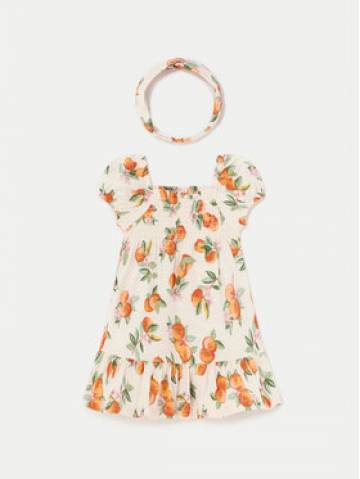 Mayoral Літня сукня 01923 Бежевий Regular Fit