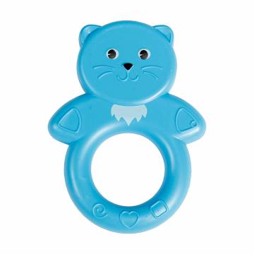 Игрушка-погремушка Lindo Котик, синяя, от 6 месяцев (1612) Игрушка-погремушка Lindo Котик, синяя, от 6 месяцев (1612)