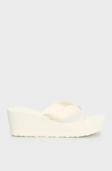 Женские белые вьетнамки TH STRIPES WEDGE BEACH SANDAL Белый 38 Tommy Hilfiger FW0FW08521