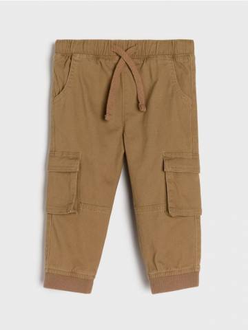 Штани карго - бежевий