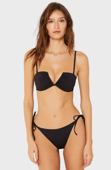 Женские черные трусики от купальника PERFECT Черный XL Etam 6544584