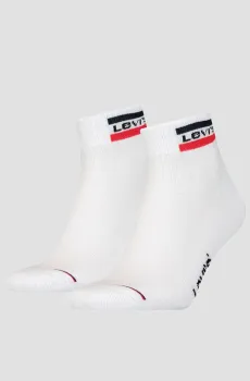 Белые носки (2 пары) Белый 35-38 Levi’s® 902011001;003