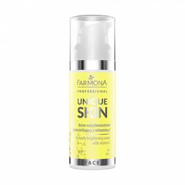 Осветляющий крем для лица Farmona Professional Unique Skin Instantly Brightening Cream с витамином С, 50 мл Осветляющий крем для лица Farmona Professional Unique Skin Instantly Brightening Cream с витамином С, 50 мл