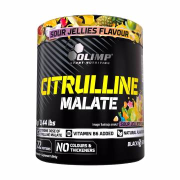 Предтренировочный комплекс Olimp Sport Nutrition Citrulline Malate Кислое желе, в порошке, 200 г Предтренировочный комплекс Olimp Sport Nutrition Citrulline Malate Кислое желе, в порошке, 200 г