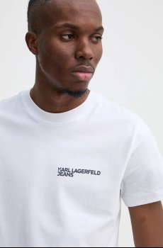Хлопковая футболка Karl Lagerfeld Jeans