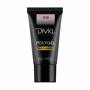 Полигель для наращивания ногтей Divia Polygel 010, 30 г Полигель для наращивания ногтей Divia Polygel 010, 30 г